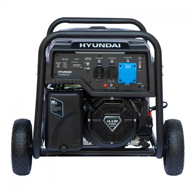 Generador gasolina Hyundai 8,2 kW monofásico HY10100LEK