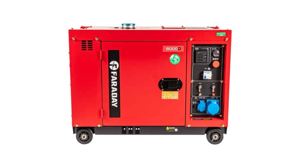 Generador diésel Faraday 6.000 W insonorizado F8000D