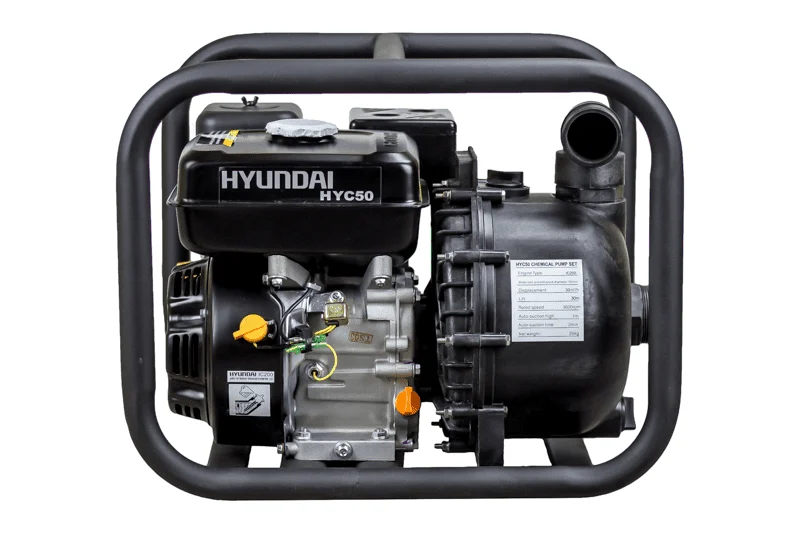 Motobomba Hyundai HYC50 gasolina líquidos corrosivos 30000 L/H