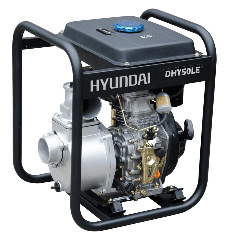 Motobomba Hyundai DHY50LE diésel 6,0HP 30000 L/H