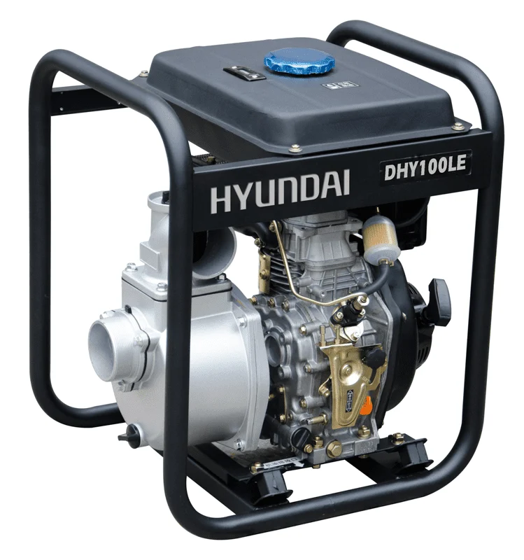 Motobomba Hyundai DHY100LE diésel 10HP 96000 L/H