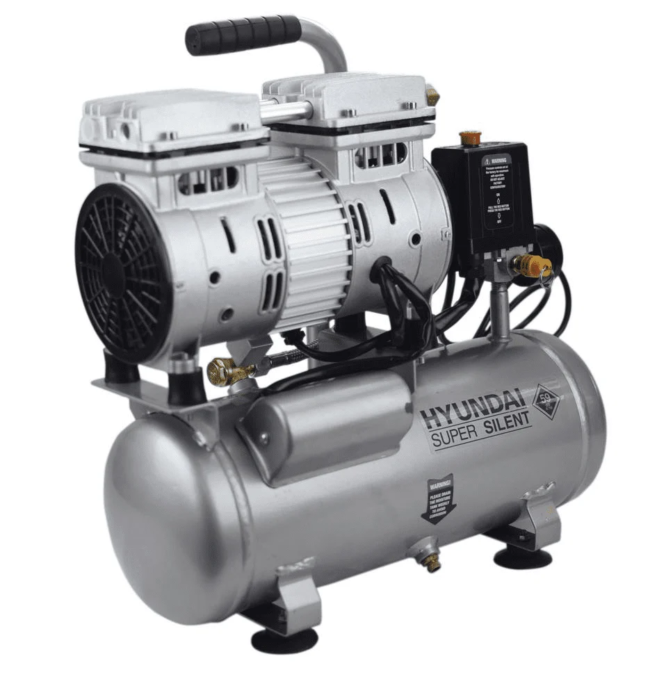 Compresor de aire silencioso Hyundai HYAC6-07S 0,75 HP 6 L