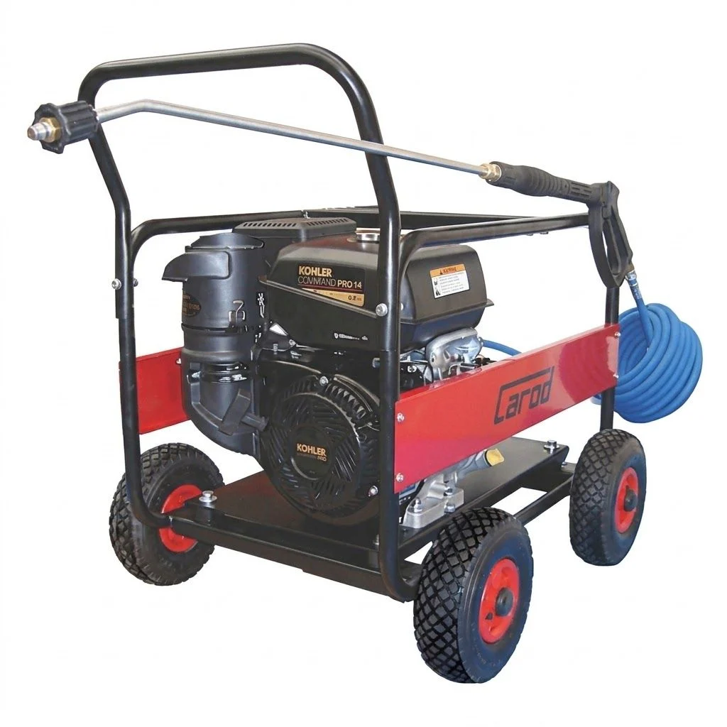 Hidrolimpiadora gasolina Carod AUT-2021LK 200 bares 14 HP motor Kohler