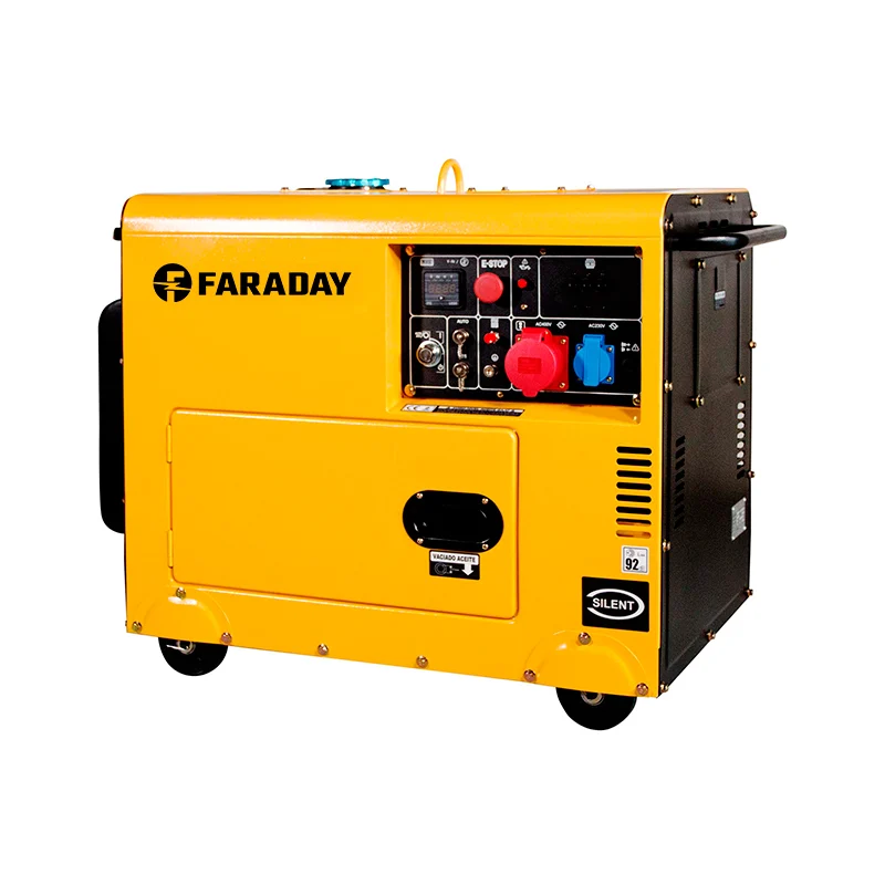 Generador diésel 6.25/6.6 kVA trifásico insonorizado 6100SE-3