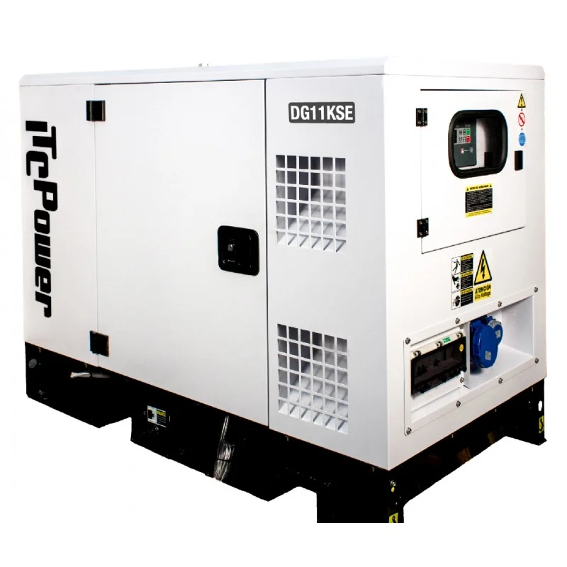 Grupo Electrógeno Diesel Insonorizado ITCPower Monofásico 11 Kw DG11KSEm