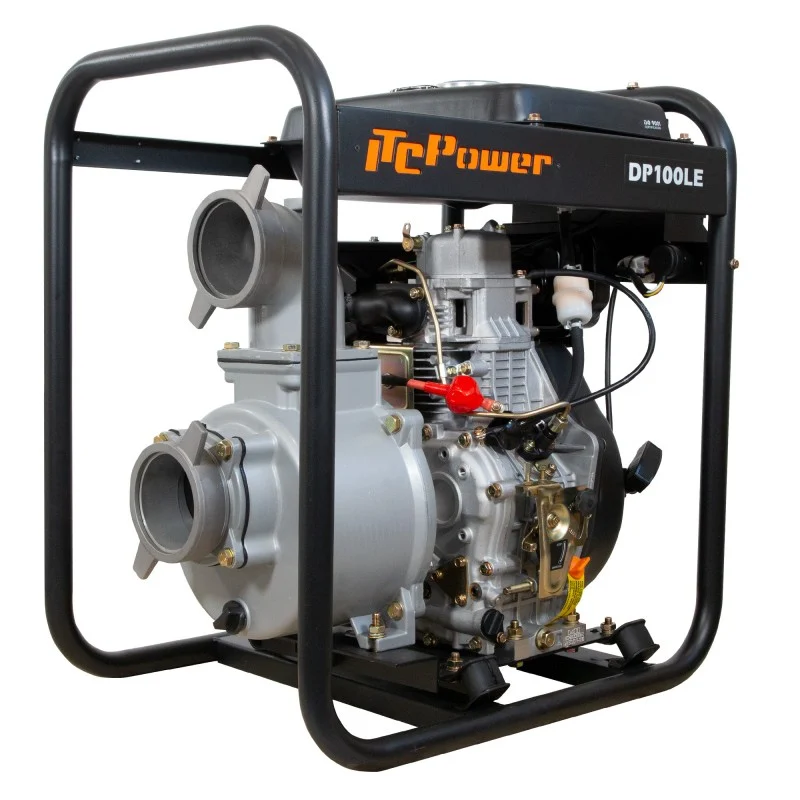Motobomba Itc Power DP100LE diésel 10HP 90000 L/H