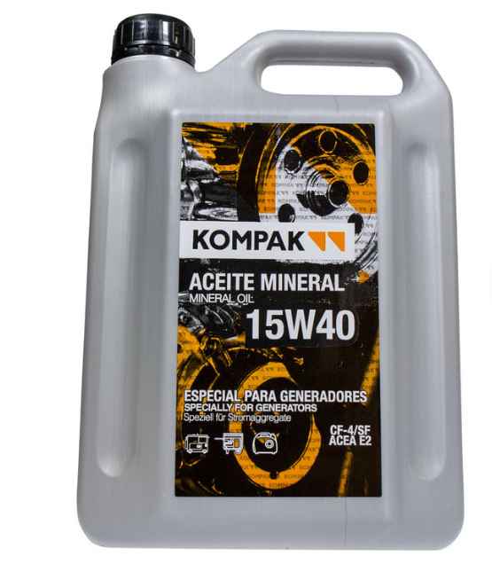 Aceite Mineral Kompak 15W40 – 2 Litros