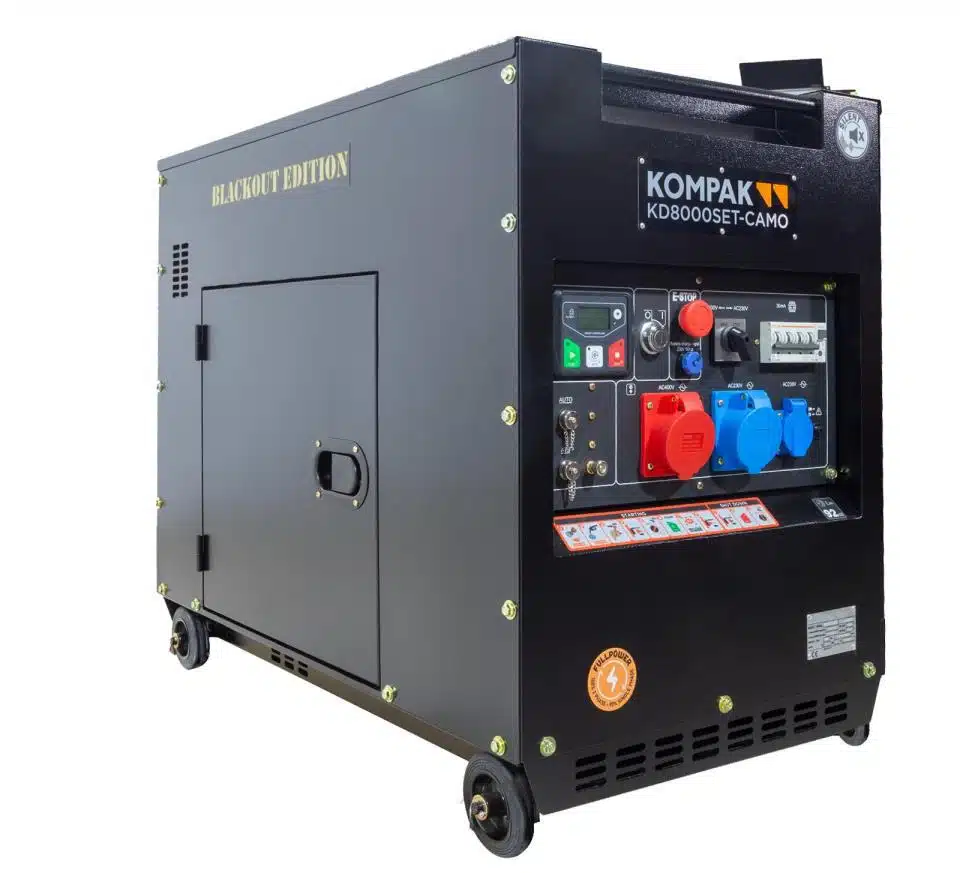 Generador diésel 7.5 kVA insonorizado KP-KD8000SET