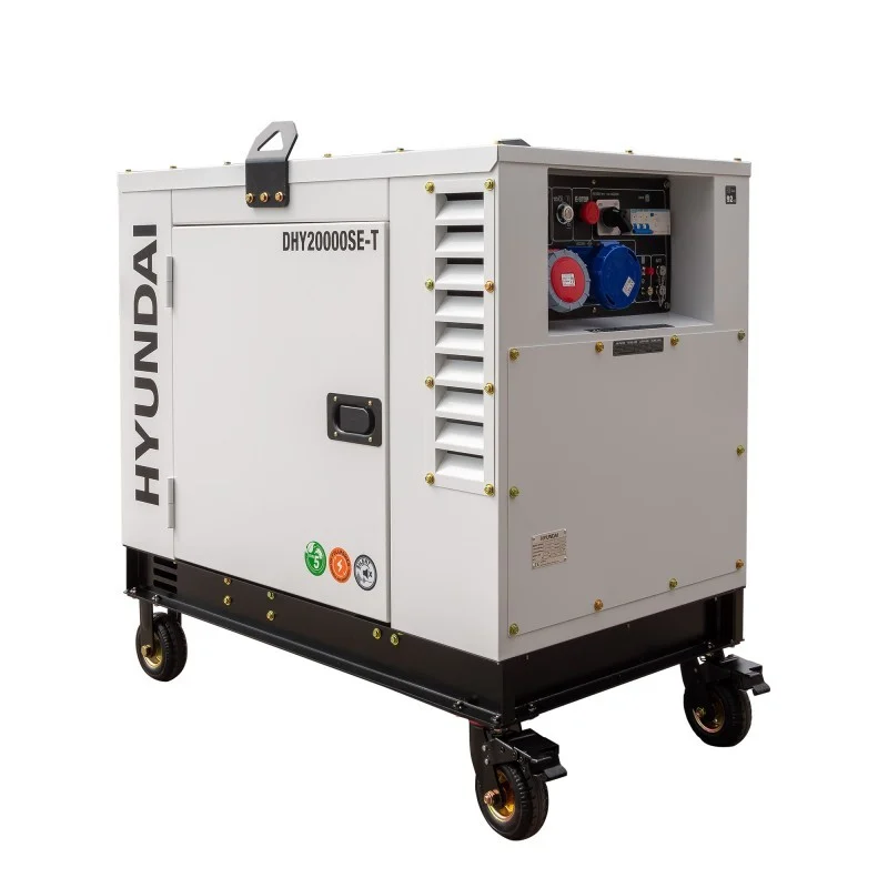 Generador diésel Hyundai 17,5 kVA insonorizado DHY20000SE-T