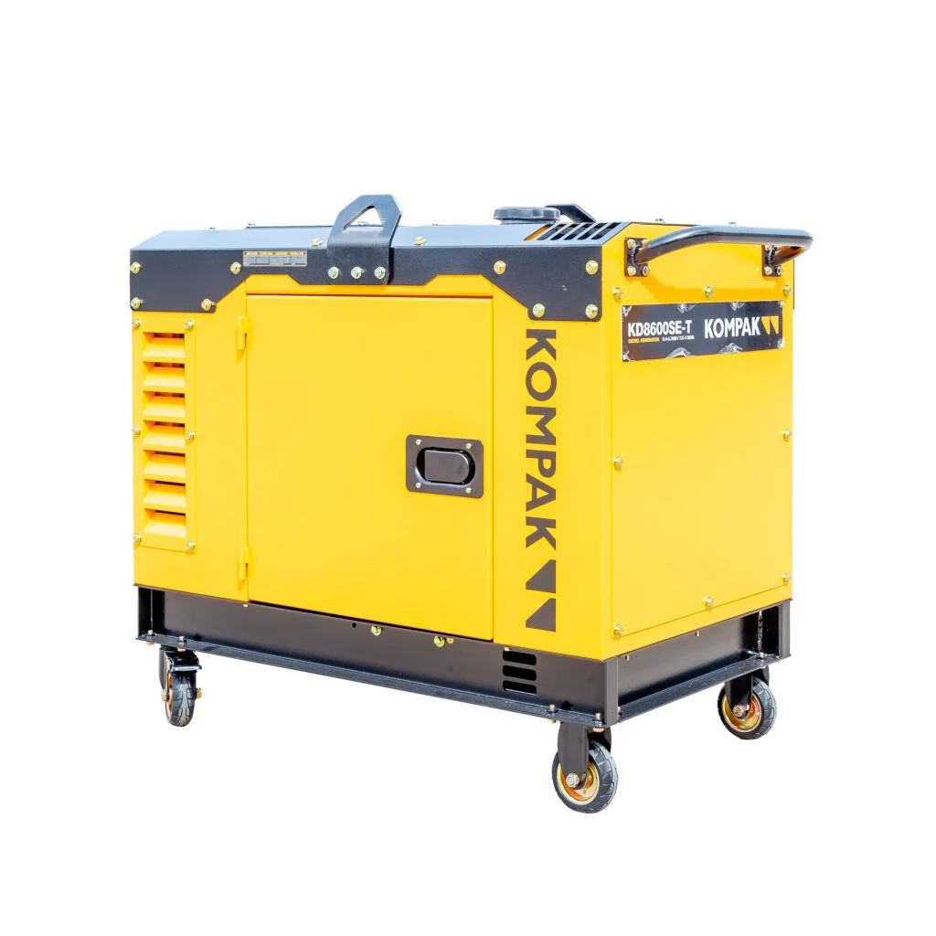 Generador diésel rental IP67 7.5 kVA  Kompak KD8600SE-T