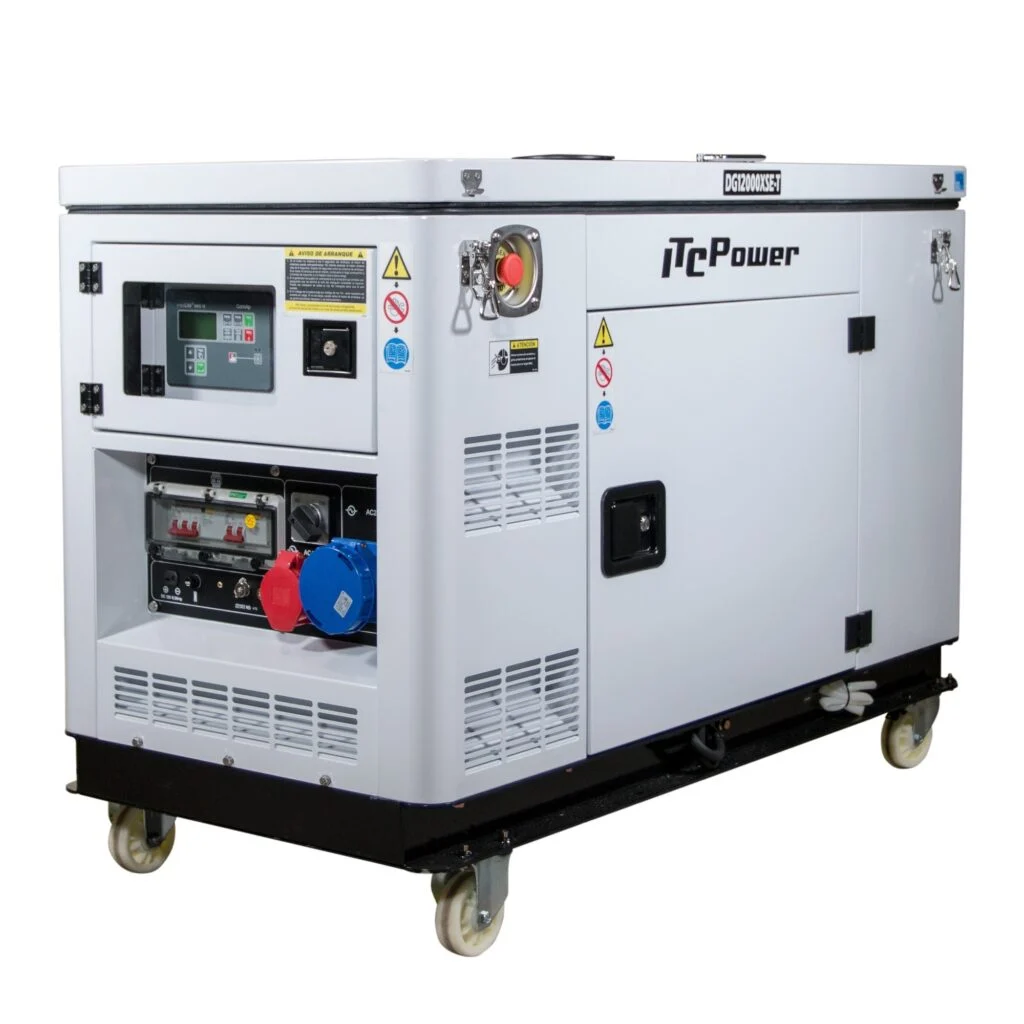 Generador diésel full power 11,4 kVA / 9 Kw  ITC Power DG12000XSET