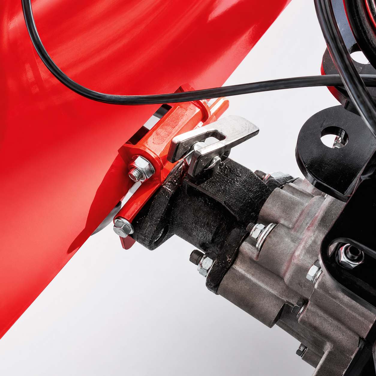 Conexión rápida de aperos del Motocultor Roteco Hardy