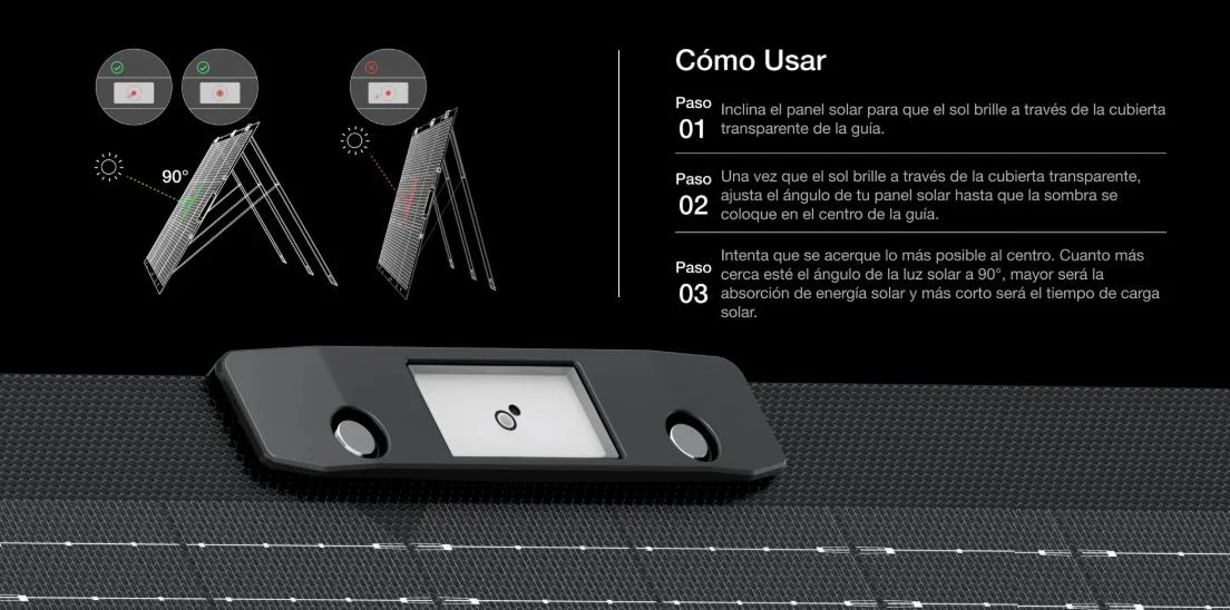Instrucciones y modos de uso del panel solar portátil EcoFlow 400W