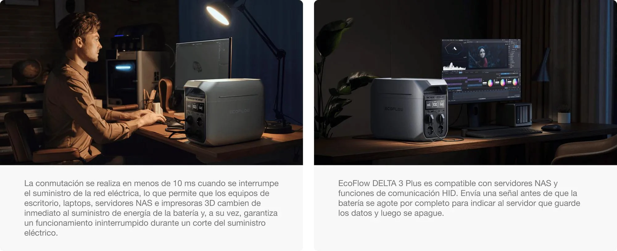 Protección IP65 y conmutación UPS en EcoFlow DELTA 3