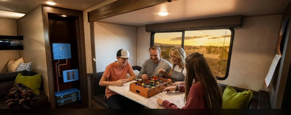 BLUETTI RV5 Power Hub en autocaravana