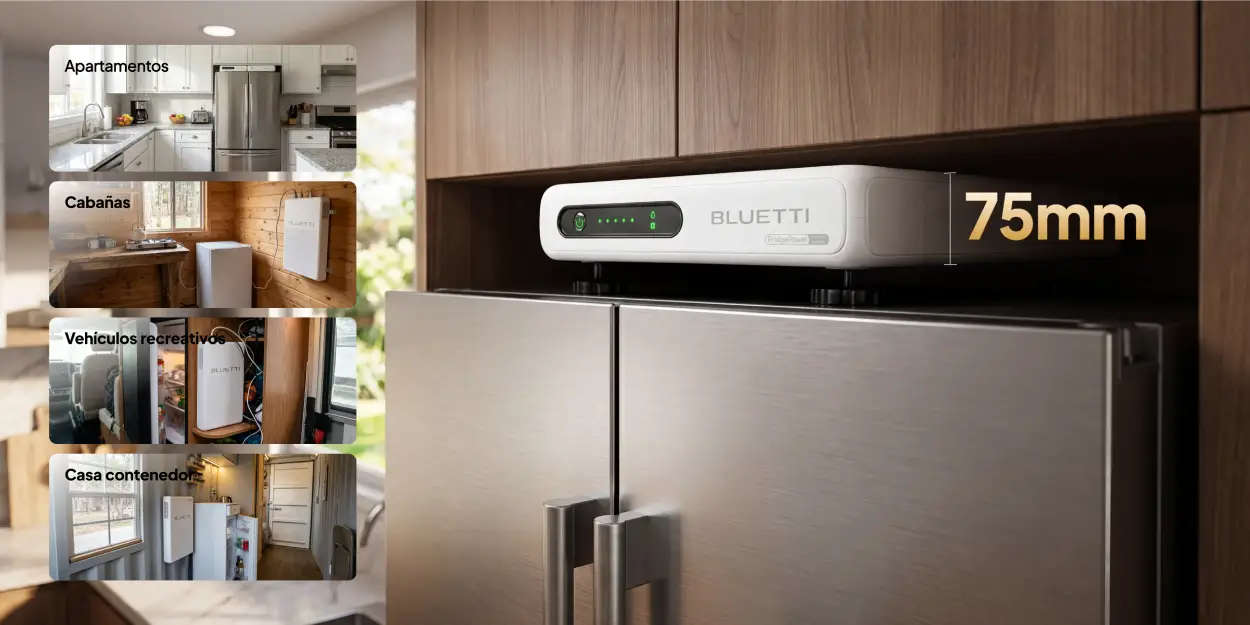 Bluetti FridgePower, batería de respaldo ultradelgada para frigorífico de 2.016 Wh