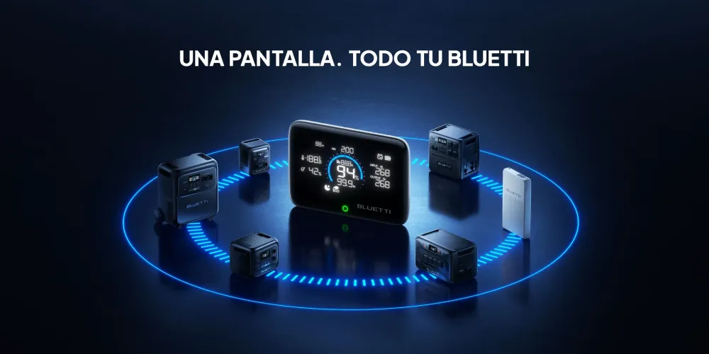 Compatibilidades de la Bluetti Display 1: FridgePower, Apex, Elite, Premium, AC240 y Balco